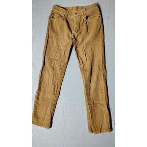 Brooks Brothers Mens Corduroy Pants Tan W32 L30 Straight Leg Casual Trousers